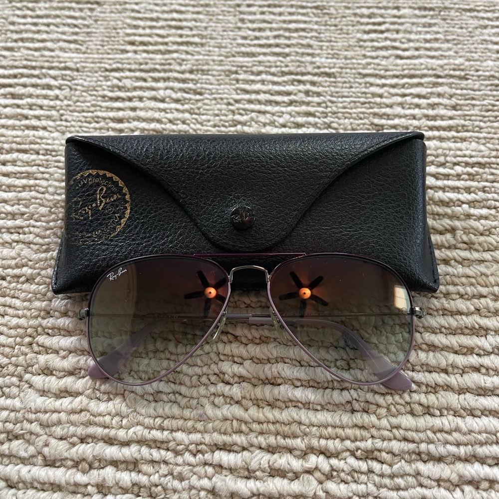 Womens rayban sunglasses aviator large metal